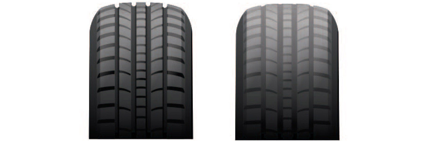 Tire tread depth comparison at Kimberly Eakin Kia in Lufkin TX